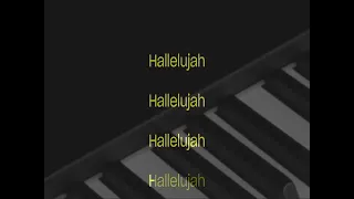 Hallelujah (Piano Version) KARAOKE by LEONARD COHEN ( lucien depuydt karaoke )