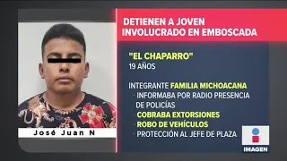 Arrestan al supuesto responsable de emboscada a policías en Coatepec, Edomex