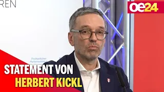 Herbert Kickl über vereitelten Terroranschlag in Wien