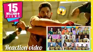 SARRAINODU FIGHT SCENE Reaction Mashup !! Allu Arjun Best Action Scene Hindi Dubbed Climax Scene