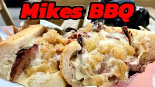 Mikes BBQ makes an INSANE BRISKET Cheesesteak