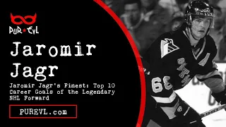"Jaromir Jagr's Finest: Top 10 Career Goals of the Legendary NHL Forward!"
