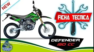 Ficha Tecnica de Serpento Defender 150cc