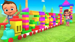 Learning Numbers with LEGO Bricks Train Numbers Toy Set - Little Baby Boy & Girl | 3D Educational