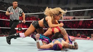 Zoey Stark & Shayna Baszler vs. Natalya & Tegan Nox - WWE RAW DAY 1 1/1/24 - WWE RAW January 1 2024