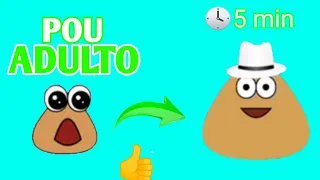 Cómo hacer que Pou sea adulto en 5 minutos si la porción adulto