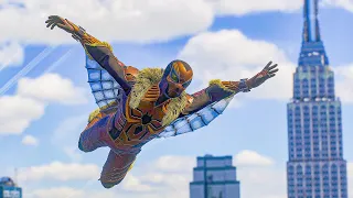Spider-Man 2 Last Hunt Suit Free Roam Exploration & Side Activities Gameplay PS5 [4K 60FPS]
