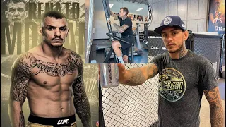 Renato Moicano Training For UFC Vegas 30 (Highlights)