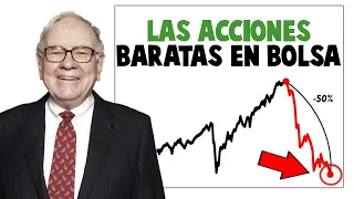 🔥Así SON las ACCIONES BARATAS en BOLSA para INVERTIR |👉🏻Cómo SABER si UNA ACCIÓN ESTÁ CARA o BARATA