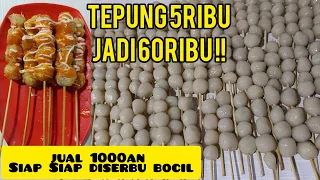 LUDES DALAM WAKTU 1JAM‼️ cilok EMPUK anti Gagal ‼️ide Jualan seribuan ‼️ Dijamin LARIS MANIS