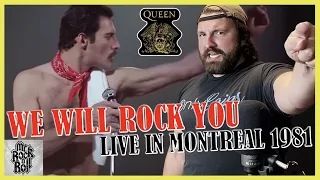 This Song is Perfect! | Queen - We Will Rock You • Live in Montreal 1981 | REACTION