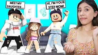 I MET MY STEP DAUGHTER FOR THE FIRST TIME! *SHE HATES ME!* (Roblox Bloxburg Roleplay)