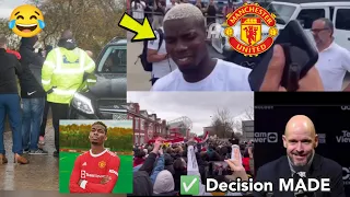 Madness!! Paul Pogba shock Man United return discussions splits fans as Erik Ten Hag already decides