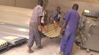 Kasaija, Nabakooba and Obua return iron sheets to OPM stores