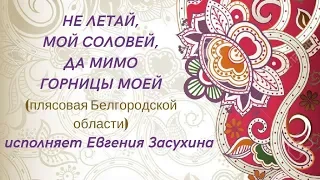 НЕ ЛЕТАЙ, МОЙ СОЛОВЕЙ, ДА МИМО ГОРНИЦЫ МОЕЙ плясовая Белгородской области. Импровизация от Жени)