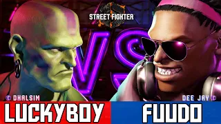 SF6⚡LUCKYBOY (DHALSIM) VS FUUDO (DEEJAY)⚡ RANKED MATCH⚡HIGH LEVEL GAMEPLAY ⚡ STREET FIGHTER 6