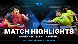 Doo Hoi Kem/Zhu Chengzhu vs Cheng I-Ching /Li Yu Jhun | WD SF | WTT Contender Amman 2023