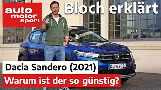 Dacia Sandero (2021): Wie baut man den günstigsten Neuwagen Deutschlands? - Bloch erklärt #130 | ams