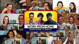 People Who Work From Home - Expectation vs Reality | Jordindian | WFH | Mix Mashup Reaction