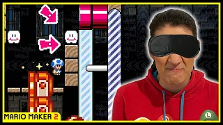 This TROLL Made Me BLIND! Chat, HELP! Super Mario Maker 2