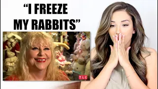 THIS WOMAN FREEZES HER RABBITS....