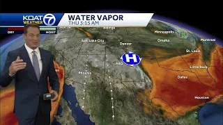 Storm chances decrease while the heat builds in New Mexico
