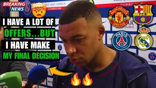 🚨MBAPPE SHOCKED EVERYONE WITH THIS 💣 KYLIAN MBAPPE ANSWER ABOUT HIS FUTURE, AND WHERE HE WILL PLAY