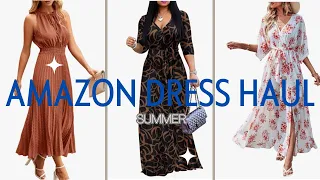 AMAZON HAUL DRESS TRY ON | Comfy • Modest • Long | Leg Covering Options