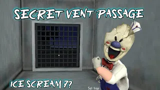 This SECRET VENT PASSAGE From ICE SCREAM 6 May Reveal In ICE SCREAM 7?