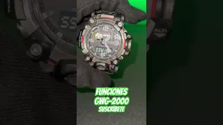 Funciones Casio gshock gwg-2000