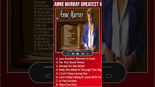 Anne Murray Greatest Hits Playlist - The Best Songs of Anne Murray Full Album #shorts