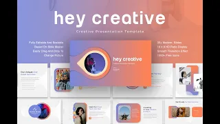 Hey Creative Presentation Template for PowerPoint & Google Slides