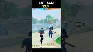 Fast Single AWM Trick 🔥 Garena Free Fire #freefire #srikantaff