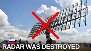 The Nebo-U radar of the Muscovites was DESTROYED