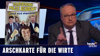 Corona: Theoretisch zahlt eine Versicherung, praktisch aber nicht | heute-show vom 26.03.2021