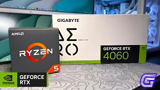 RTX 4060 GIGABYTE AERO + RYZEN 5 5600, TESTES EM 6 JOGOS