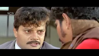 Saikumar Hits Poly Boys For Watching Women | Monda Kannada Movie Best Scene