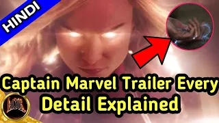 Captain Marvel Teaser Trailer Breakdown | winter soldier connection | Explained in hindi