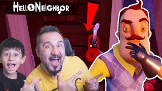 HELLO NEIGHBOR KAZIM USTANIN GİZEMLİ KIRMIZI KAPISI?! | HELLO NEIGHBOR MOD OYNUYORUZ