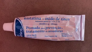 POMADA NISTATINA + ÓXIDO DE ZINCO/CLAREIA O ROSTO MELASMA E TIRA AS ESPINHAS