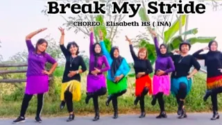 BREAK MY STRIDE CHOREO BY ELISABETH HS ( INA)  #SKLD #linedancer