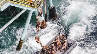 Marine Recon Camera Footage During Oil Platform Assault