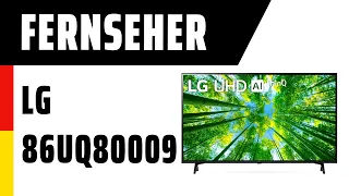 Fernseher LG 86UQ80009LB (UQ80) | Test | Deutsch