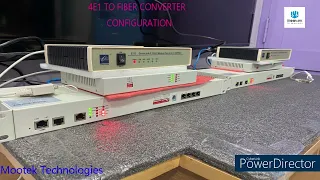 How to Configure 4E1 to Fiber Converter