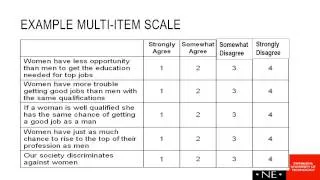 Week 4 - Multi-Item Scales