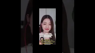 wonyoung crying after a fan told her how much she loved her