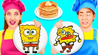 Tantangan Seni Pancake | Pertempuran Makanan HAHANOM Challenge