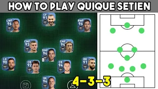 Quique Setien Pes 2020 Mobile Formation Guide & Tactics | How To Play Quique Setien