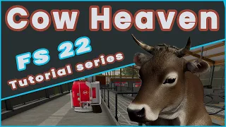 Farming Simulator 22: Cow Barn with Feeding Robot! | Tutorial series part 8