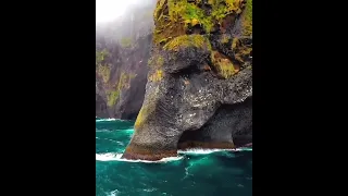 Natural rock formation of ELEPHANT ROCK in ICELAND